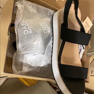 Madden NYC Black Women's Sandals